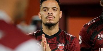 Lulinha, pencetak hattrick pada laga perdana Madura United. Foto: Bacaini/Rusdi