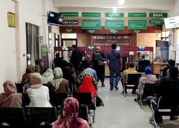 Suasana di Kantor Pengadilan Agama Kabupaten Kediri. Foto: Bacaini/AK.Jatmiko
