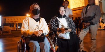 Penyandang disabilitas yang ikut nonton konser Iromo Tresno. Foto: Ist