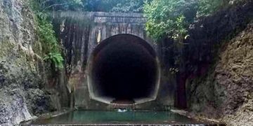Kondisi Terowongan Niyama yang berada di Kecamatan Besuki, Tulungagung. Foto: Bacaini/Setiawan
