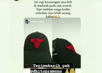 Mas Dhito Beri Topi Kesayangan Untuk Penonton Konser Iromo Tresno