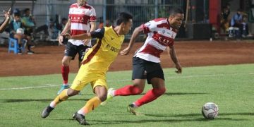 Laga Madura United kontra Persikabo 1973. Foto: Ist