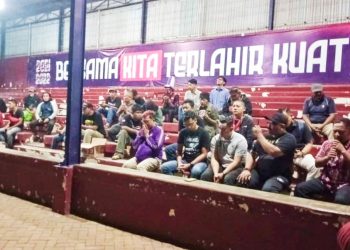 Tradisi Lama Dukung Persik, FKSP Doa Bersama di Stadion Brawijaya