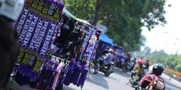 Suasana Stadion Brawijaya Kediri saat Persik bertanding. Foto: Persik