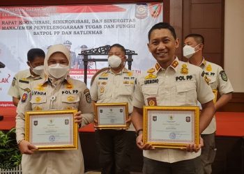 Angka Pelanggaran Turun, Satpol PP Kota Kediri Raih Prestasi