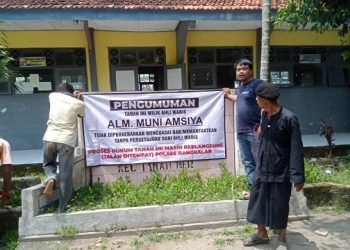 Berdiri di Tanah Sengketa, SD di Bangkalan Disegel Ahli Waris