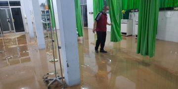 Kondisi salah satu ruangan di RSUD dr. Soedpmo Trenggalek. Foto: Bacaini/Aby