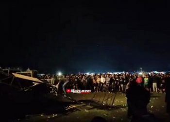 Pertunjukan Sound System Dibubarkan Polisi, Penonton Ngamuk