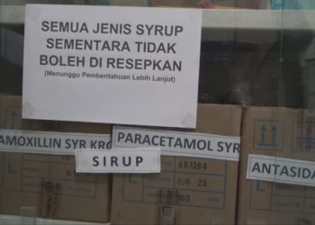 Puskesmas Jombang Hentikan Pemberian Obat Sirup Anak