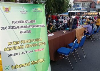 Dinas PUPR Kota Kediri Sosialisasikan PBG ke Pengunjung CFD