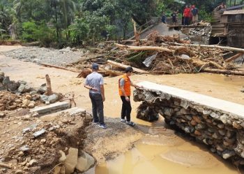 Tangani Jembatan Putus, Pemkab Trenggalek Bangun Jembatan Bailey