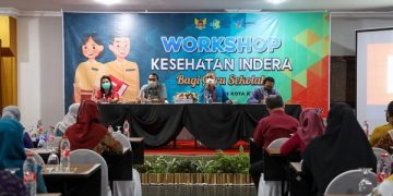 Workshop kesehatan indera pengelihatan siswa oleh Dinkes Kota Kediri. Foto: Ist