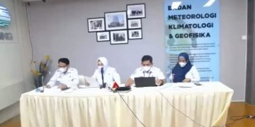 Konferensi pers gempa bumi Cianjur. Foto: tangkapan layar
