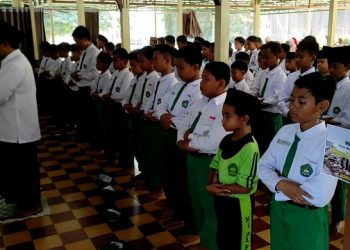 Siswa Madrasah di Kediri Galang Donasi Gempa Cianjur