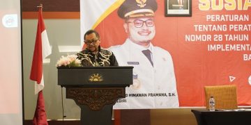 Kegiatan Sosialisasi Sistem Informasi Manajemen Bangunan Gedung (SIMBG). Foto: Ist
