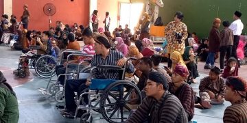 Peringatan Hari Disabilitas Internasional di Tulungagung. Foto: Bacaini/Setiawan