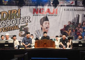 Pengajian Akbar Bersama Gus Iqdam dan Hadrah Sabilu Taubah di GOR Jayabaya Kota Kediri. Foto: Ist