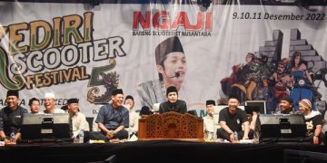 Pengajian Akbar Bersama Gus Iqdam dan Hadrah Sabilu Taubah di GOR Jayabaya Kota Kediri. Foto: Ist