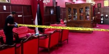 Rumah Dinas Wali Kota Blitar yang menjadi TKP perampokan. Foto: Bacaini