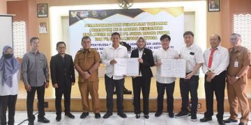 Hasil Addendum II Pemkot Kediri dengan PT Surya Dhoho Putra dan PT Darmo Lestari Sentosa. Foto: Ist