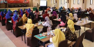 Rakor Dinkes Kota Kediri bersama Kader PKK Kota Kediri. Foto: Ist
