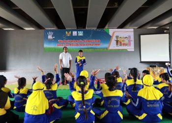 Kegiatan fun meeting and learning di Taman Brantas Kota Kediri. Foto: Ist