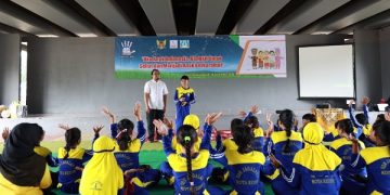 Kegiatan fun meeting and learning di Taman Brantas Kota Kediri. Foto: Ist