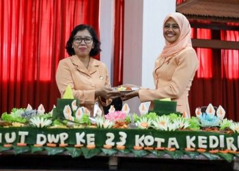 Peringatan DWP Kota Kediri ke-23. Foto: Ist