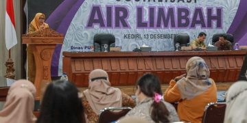 Kegiatan sosialisasi air limbah di Ruang Joyoboyo Balai Kota Kediri. Foto: Ist