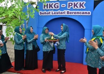 Pembukaan Hari Kesatuan Gerak PKK di Kabupaten Trenggalek. Foto: Ist