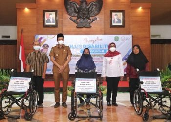 Peringatan Hari Disabilitas Internasional Pemkab Trenggalek. Foto: Ist