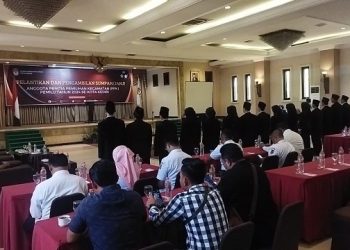 Tak Penuhi Kuota Disabilitas, KPU Kota Kediri Lantik 15 Anggota PPK
