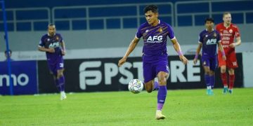 M Ridwan saat membela Persik Kediri putaran pertama lalu. Foto: Ist