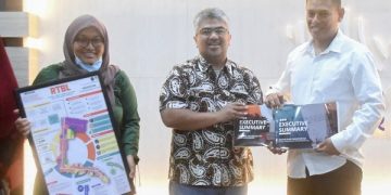 Penerimaan hasil studio perancangan kota dan transportasi dari Universitas Brawijaya (UB) Malang. Foto: Ist