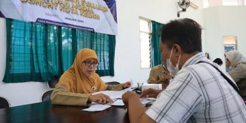Monev Bantuan Modal DBHCHT hari pertama. Foto: Ist