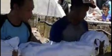 Kondisi jenazah Mat Iksan yang masih utuh setelah dikubur selama 22 tahun. Foto: tangkapan layar video amatir.