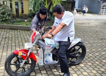 Keren, FKH Tulungagung Rakit Motor Listrik Dari Sampah Logam