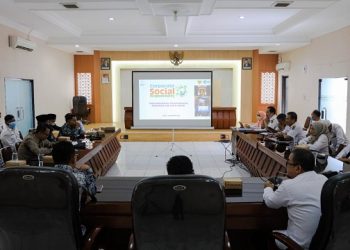 Studi banding pengelolaan CSR di ruang Kilisuci Balaikota Kediri. Foto: Ist