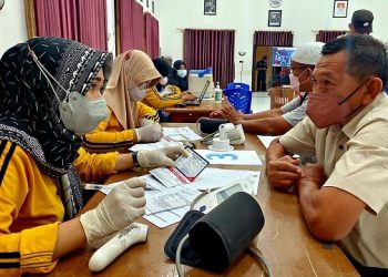 Pelaksanaan Vaksinasi Covid 19 Dinkes Kota Kediri. Foto: Ist