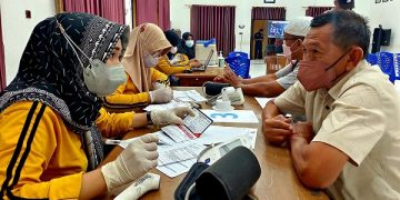 Pelaksanaan Vaksinasi Covid 19 Dinkes Kota Kediri. Foto: Ist