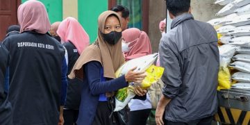 Operasi Pasar Murah yang digelar Pemkot Kediri. Foto: Ist
