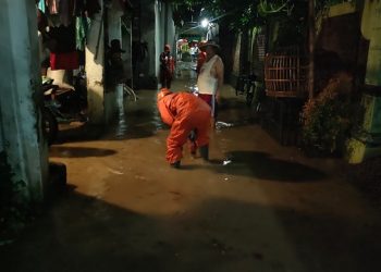 Drainase Tersumbat, 12 Rumah Warga di Kota Kediri Terendam Banjir