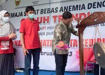 Wali Kota Kediri Launching Remaja Sehat Bebas Anemia Dengan Galuh Trendi