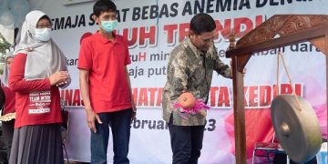 Launching Program Remaja Sehat Bebas Anemia dengan Galuh Trendi. Foto: Ist