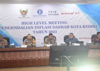 Wali Kota Kediri Pimpin High Level Meeting TPID Kota Kediri 2023