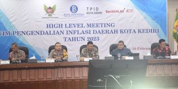 High Level Meeting TPID Kota Kediri Tahun 2023. Foto: Ist