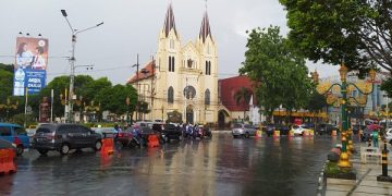 Kawasan Kayutangan Heritage di Jalan Basuki Rahmat Kota Malang. Foto: Bacaini/A.Ulul
