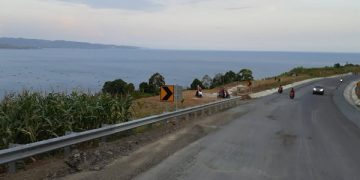 Proyek pembangunan Pansela Trenggalek - Tulungagung. Foto: Bacaini/Aby