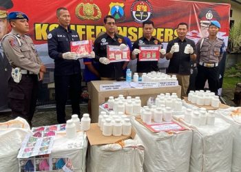 Polisi Bongkar Jaringan Besar Narkoba di Kabupaten Kediri