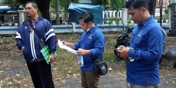 Satgas Pengadaan Tanah identifikasi tanah warga terdampak Tol Kediri-Tulungagung. Foto: Bacaini
